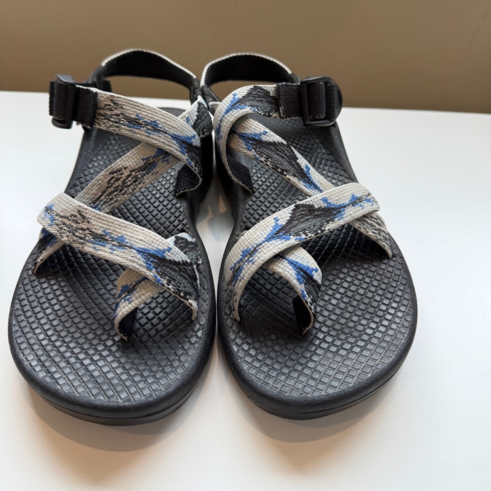 Chaco Z Strap Sandals Womens Size 5 Gray Blue Outdoor Trail Hiking Sport - Picture 5 of 7
